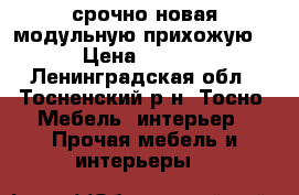 срочно новая модульную прихожую . › Цена ­ 8 500 - Ленинградская обл., Тосненский р-н, Тосно  Мебель, интерьер » Прочая мебель и интерьеры   